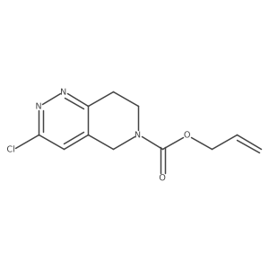 2-Propen-1-yl 3-chloro-7,8-dihydropyrido[4,3-c]pyridazine-6(5H)-carboxylate结构式