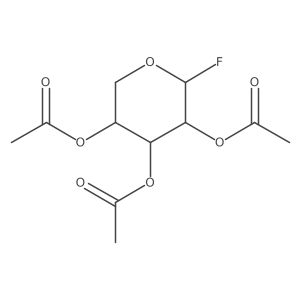 (2R,3R,4S,5R)-2-Fluorotetrahydro-2H-pyran-3,4,5-triyl triacetate Structure