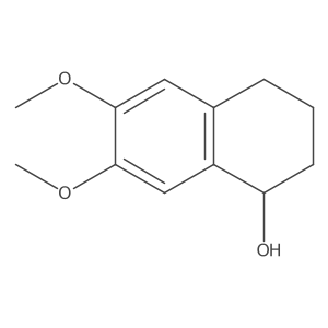(1R)-1,2,3,4-Tetrahydro-6,7-dimethoxy-1-naphthalenol Structure