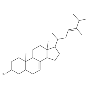 Ergosta-7,23-dien-3-ol, (3I(2))- Structure