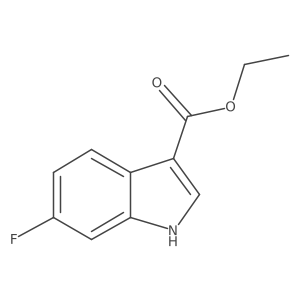 Ethyl 6-Fluoroindole-3-carboxylate Structure