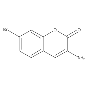 3-Amino-7-bromo-2H-chromen-2-one Structure