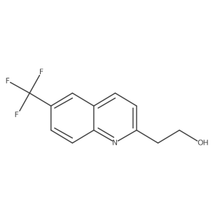 2-Quinolineethanol, 6-(trifluoromethyl)- Structure