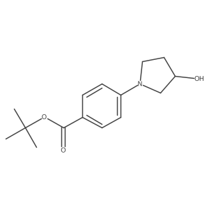 (R)-tert-Butyl 4-(3-hydroxypyrrolidin-1-yl)benzoate Structure