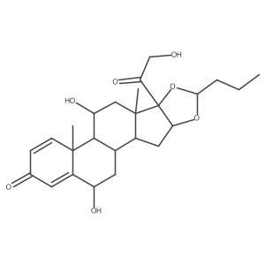 6alpha-Hydroxybudesonide, (11beta,16alpha(S))-结构式