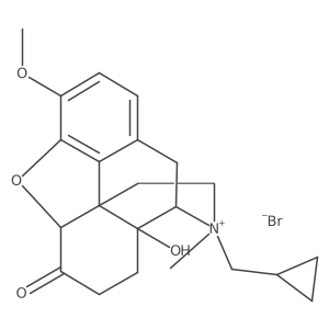 N,O-Dimethyl-Naltrexone Bromide结构式