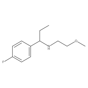 [1-(4-Fluorophenyl)propyl](2-methoxyethyl)amine Structure
