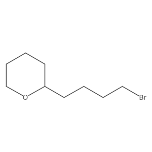2-(4-Bromobutyl)oxane结构式
