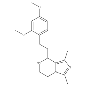 8-[2-(2,4-Dimethoxyphenyl)ethyl]-1,3-dimethyl-5,6,7,8-tetrahydroimidazo[1,5-a]pyrazine Structure