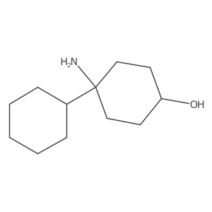 1-Amino-bicyclohexyl-4-ol Structure
