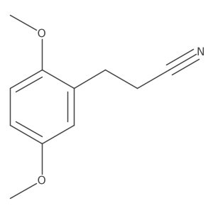 3-(2,5-Dimethoxyphenyl)propanenitrile Structure