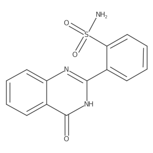 2-(4-Oxo-3,4-dihydroquinazolin-2-yl)benzene-1-sulfonamide结构式