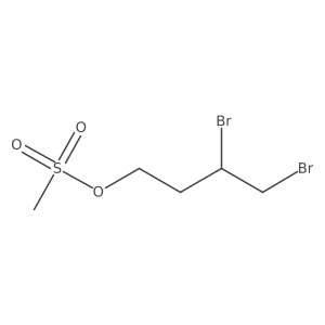 1-Butanol, 3,4-dibromo-, 1-methanesulfonate结构式