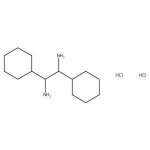(1S,2S)-1,2-Dicyclohexylethane-1,2-diamine dihydrochloride结构式