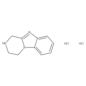 1,2,3,4-Tetrahydropyrazino[1,2-a]benzimidazole;dihydrochloride Structure