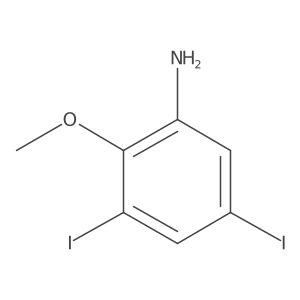 3,5-Diiodo-2-methoxyaniline Structure