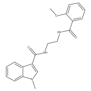 N-(2-{[(2-methoxyphenyl)carbonyl]amino}ethyl)-1-methyl-1H-indole-3-carboxamide Structure
