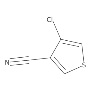 4-Chlorothiophene-3-carbonitrile结构式