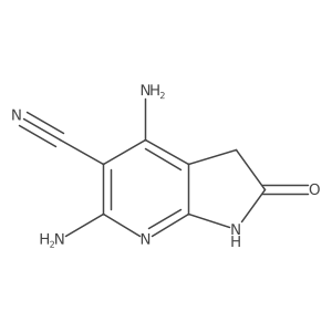 4,6-Diamino-2-oxo-1,3-dihydropyrrolo[2,3-b]pyridine-5-carbonitrile Structure
