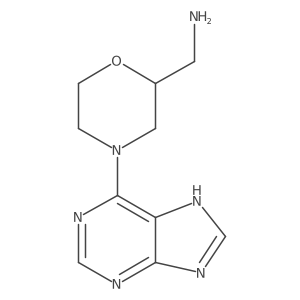 [4-(7H-Purin-6-yl)morpholin-2-yl]methanamine Structure