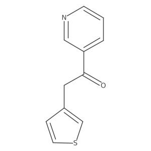 1-(Pyridin-3-yl)-2-(thiophen-3-yl)ethanone Structure