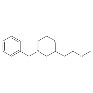 2-(2-Methoxyethyl)-4-(phenylmethyl)morpholine结构式