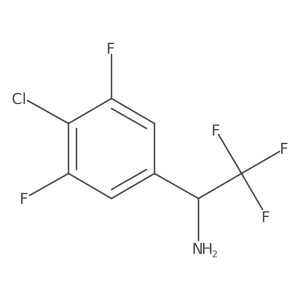 (I+/-R)-4-Chloro-3,5-difluoro-I+/--(trifluoromethyl)benzenemethanamine Structure