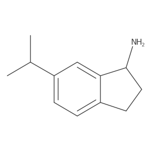 (S)-6-Isopropyl-2,3-dihydro-1H-inden-1-amine Structure
