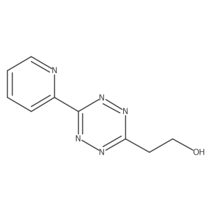2-(6-(Pyridin-2-yl)-1,2,4,5-tetrazin-3-yl)ethanol Structure
