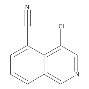 4-Chloroisoquinoline-5-carbonitrile结构式