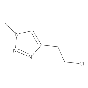 4-(2-chloroethyl)-1-methyl-1H-1,2,3-triazole Structure