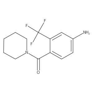 (4-Amino-2-trifluoromethylphenyl)-piperidin-1-yl-methanone结构式