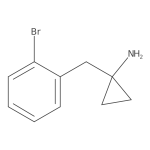 1-[(2-Bromophenyl)methyl]cyclopropan-1-amine Structure