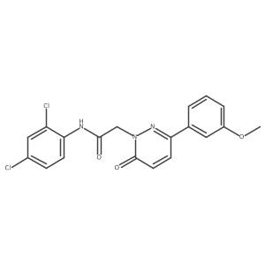 N-(2,4-dichlorophenyl)-2-(3-(3-methoxyphenyl)-6-oxopyridazin-1(6H)-yl)acetamide Structure