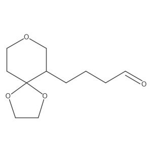 4-(1,4,8-Trioxaspiro[4.5]dec-6-yl)butanal Structure