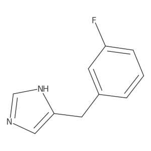 4-[(3-fluorophenyl)methyl]-1H-imidazole Structure