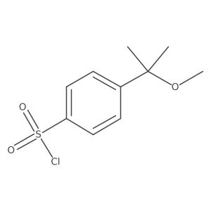 4-(2-Methoxypropan-2-yl)benzene-1-sulfonyl chloride Structure