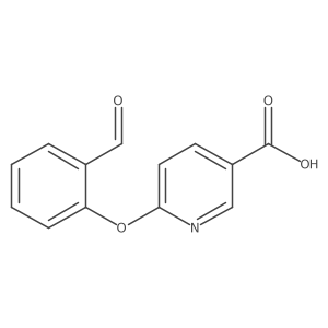 6-(2-Formylphenoxy)nicotinic acid Structure