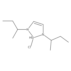 2-Chloro-1,3-di-sec-butyl-1,3-diaza-2-silacyclopent-4-ene Structure