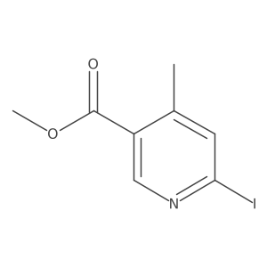 Methyl 6-iodo-4-methylnicotinate Structure