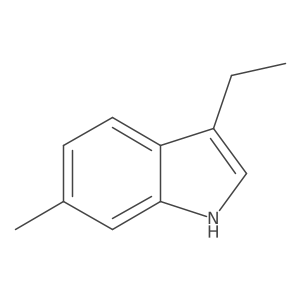 3-ethyl-6-methyl-1H-indole结构式