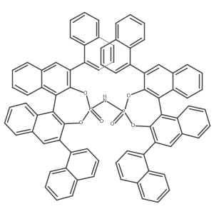 (R,R)-4,4'-Azanediylbis(2,6-di(naphthalen-1-yl)dinaphtho[2,1-d:1',2'-f][1,3,2]dioxaphosphepine 4-oxide) Structure