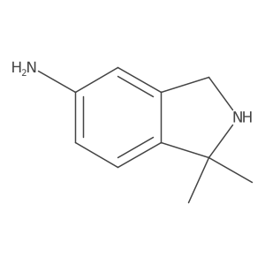 1,1-Dimethylisoindolin-5-amine结构式