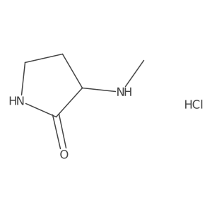 3-(Methylamino)pyrrolidin-2-one hydrochloride Structure