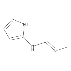 N'-methyl-N-(1H-pyrrol-2-yl)methanimidamide Structure