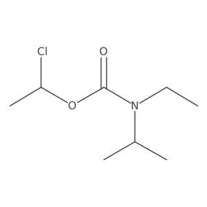 1-Chloroethyl ethylisopropylcarbamate结构式