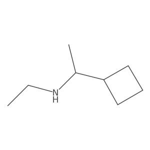 (1-Cyclobutylethyl)(ethyl)amine Structure