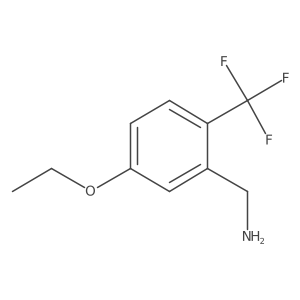 5-Ethoxy-2-(trifluoromethyl)benzylamine结构式