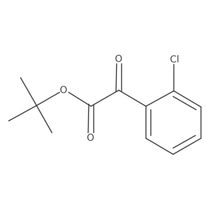 tert-Butyl2-(2-chlorophenyl)-2-oxoacetate Structure