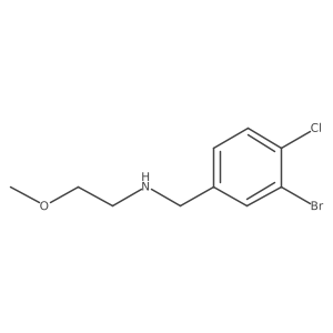 [(3-Bromo-4-chlorophenyl)methyl](2-methoxyethyl)amine结构式